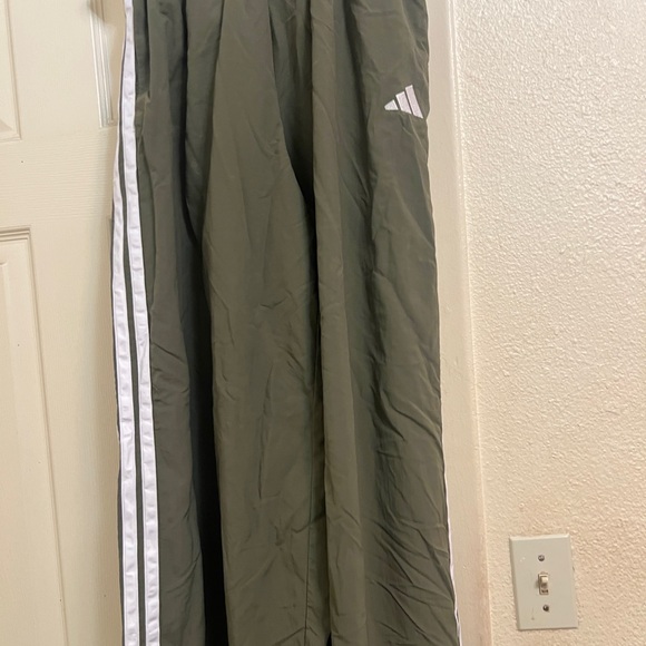 Adidas Olive Green Track Pants - Picture 3 of 6